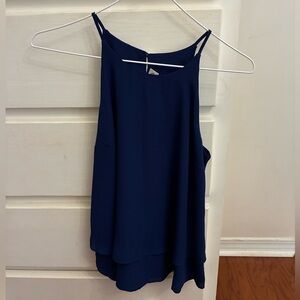 Pink Rose Navy Camisole Top
